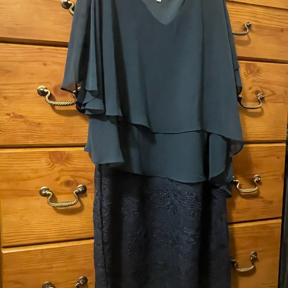 SD Collection Dark Teal Mini Dress
